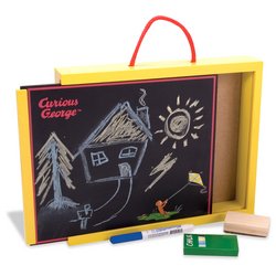 Curious George Chalkboard Briefcase by Schylling Associates Inc.