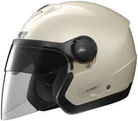 Nolan Helmets N42E PEARL IVORY NCOM LG 30 Open-face Helmets N42E WHTLG- N425270330301