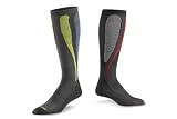 Snow mojo socks Blue & Lime Size 8 -12