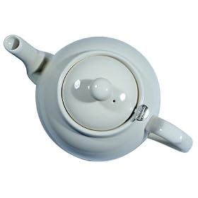Dexam London Pottery 6 Cup Filter Teapot Ivory
