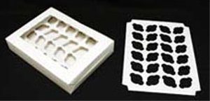 Golda's Kitchen Cupcake Insert - Mini - Holds 24 - 10 pack