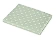American Baby Company Percale Crib Sheet, Celery Dots