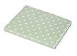 American Baby Company 100% Cotton Percale Crib Sheet - Celery Dots
