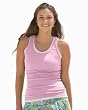 American Apparel 2x1 Yoga Rib U-Neck Tank Top