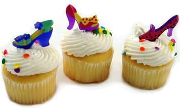 High Heel Shoe Cake Cupcake Decoration Picks Pkg of 12