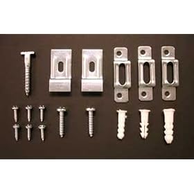 Complete Art Picture Frame SECURITY HANGING Kit for WOOD FRAME with FREE Wrench