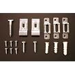 25 Complete Art Picture Frame SECURITY HANGING Kits for WOOD FRAMES with FREE Wrench ~ Security Hangers