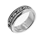 Sterling Silver Elephant Spinning Spin Band Ring(Sizes 7,8,9,10,11,12)