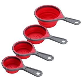 Measuring Cup Set - Silicone - Red by Chef'n