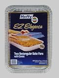 Pactiv/E Z Foil 99940 Rectangular Bake and Cake Pan With Cover