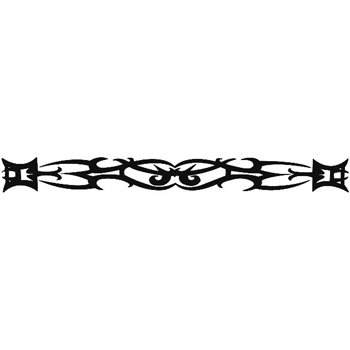 Childrens Toyshop  Health & Personal Care : TRIBAL DESIGN No. 10 Arm Band Temporary Tattoo 1.5x9