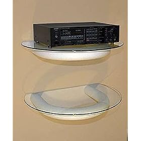 WM-2519s Wall Mount Shelf (Light Silver Finish) by Jon Alexander