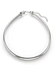 Autograph Metal Chain Choker Necklace