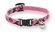 Tickled Pink - Lupine Adjustable Safety Collars for Cats with Bell - 1/2 in. x 8 in. - 12 in.