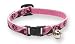 Tickled Pink - Lupine Adjustable Safety Collars for Cats with Bell - 1/2 in. x 8 in. - 12 in.