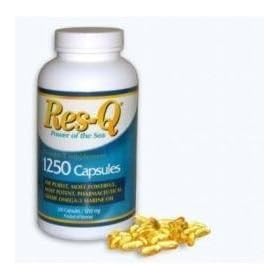 Res-Q 1250 - highest grade EPA & DHA, essential omega-3 fatty acids on the market today ~ 1 - 200 Capsule Bottle