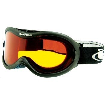 Bolle Shark Ski/Snowboard Goggles (Black/Citrus)