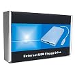 USB External 1.44MB Floppy Drive (Silver)