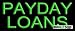 Payday Loans Budget Neon Sign