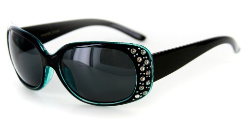 "Oceana" Polarized Sunglasses with Crystals for Women