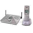 Panasonic KX-TH102-C Multi-Talk V 2.4 GHz 2-Line Digital Expandable Bluetooth Cordless Telephone System w/ Cellular & Video Capability - B/W Display