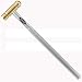 Commando Miniature Ball Peen (Ball Pein) Hammer with Precision Machined 3 Ounce Brass Head and Solid Aluminum Handle