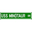 USS MINOTAUR ARL 15 Street Sign - Navy