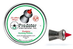 JSB Predator .22 Cal, 16.5 Grains, Pointed, 200/Tin