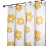 InterDesign Poppy Shower Curtain - Golden Yellow