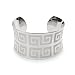 Ladies Greek Design Stainless Steel Cuff Bracelet