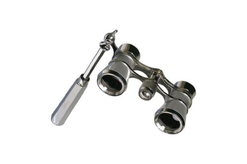 Masterpiece Collection Prelude 3x Opera Glasses, Silver finishMasterpiece Collection Prelude 3x Opera Glasses, Silver finish Model MP-BI-PRELUDE