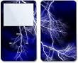 Lightening Blue Design Skin Decal Sticker for Apple iPod video 30GB/ 60GB/ 80GB Player