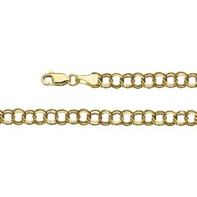 14k Yellow Gold Charm Bracelet, 7.25 by