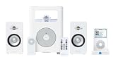 i-STEROID 1 2.1 Speaker System & U100 iPod Dock (White)