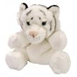 White Tiger Plush Hand Puppet 10"