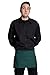 Fiumara Apparel 3 Pockets Waist Apron Poly Cotton Commercial Restaurant Kitchen Ideal for Professionals - Hunter Green | 12