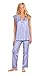 Shadowline Women's Plus-Size Silhouette Short Cap Sleeve Pajama Set
