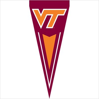 NCAA Virginia Tech Hokies Yard Pennant