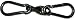 Sporting Goods : Heavy Bag Swivel with 2 Small Snap Hooks