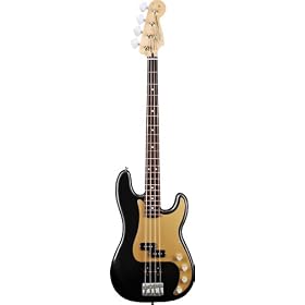 Deluxe 135760306 4-Strings Active Precision Bass Guitar (Black)