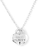 Sterling Silver Purity Heart Pendant by Bob Siemon, 18