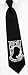 POW MIA Tie by Wild Ties - Black Silk