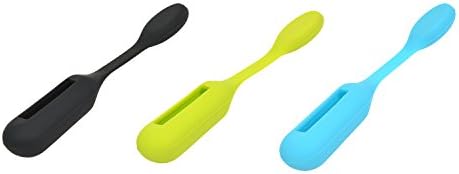 Fitbit Flex Clip Holder,POMA Colorful Smart Magnetic Silicone Replacement Clip Clasp for Fitbit Flex Activity and Sleep Tracker Monitor Wristband Strap(black+green+blue)