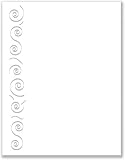 Geographics Image Paper 100gsm 40 Sheets A4 Silver Swirl Ref AG00091