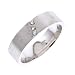 Classic Mens silver Diamond Promise rings jewellery