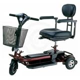 Drive Hawk 3 Wheel Mobility Scooter - Cranberry