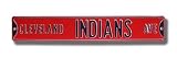 CLEVELAND INDIANS CLEVELAND INDIANS AVE Authentic METAL STREET SIGN (6 X 36)