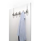 Umbra Peel Metal Over-the-Door Hook- Five hooks- Nickel