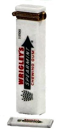 Wrigley's Spearmint Gum Porcelain Hinged Box