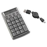 Review Kensington  / Kensington Calcpad USB Numeric Keypad and Independent Calculator with Retractable Cable 700mm Ref 19423